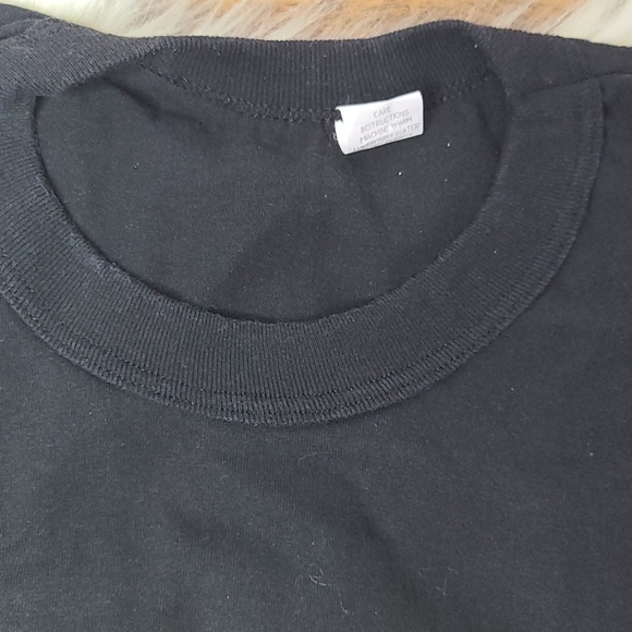 Vintage Army t shirt black size XL - Picture 4 of 8